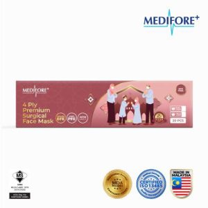 Limited Edition Raya 4 Ply Surgical Face Masks (Ros Pink)
