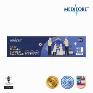 Limited Edition Raya 4 Ply Surgical Face Masks (Royal Blue)